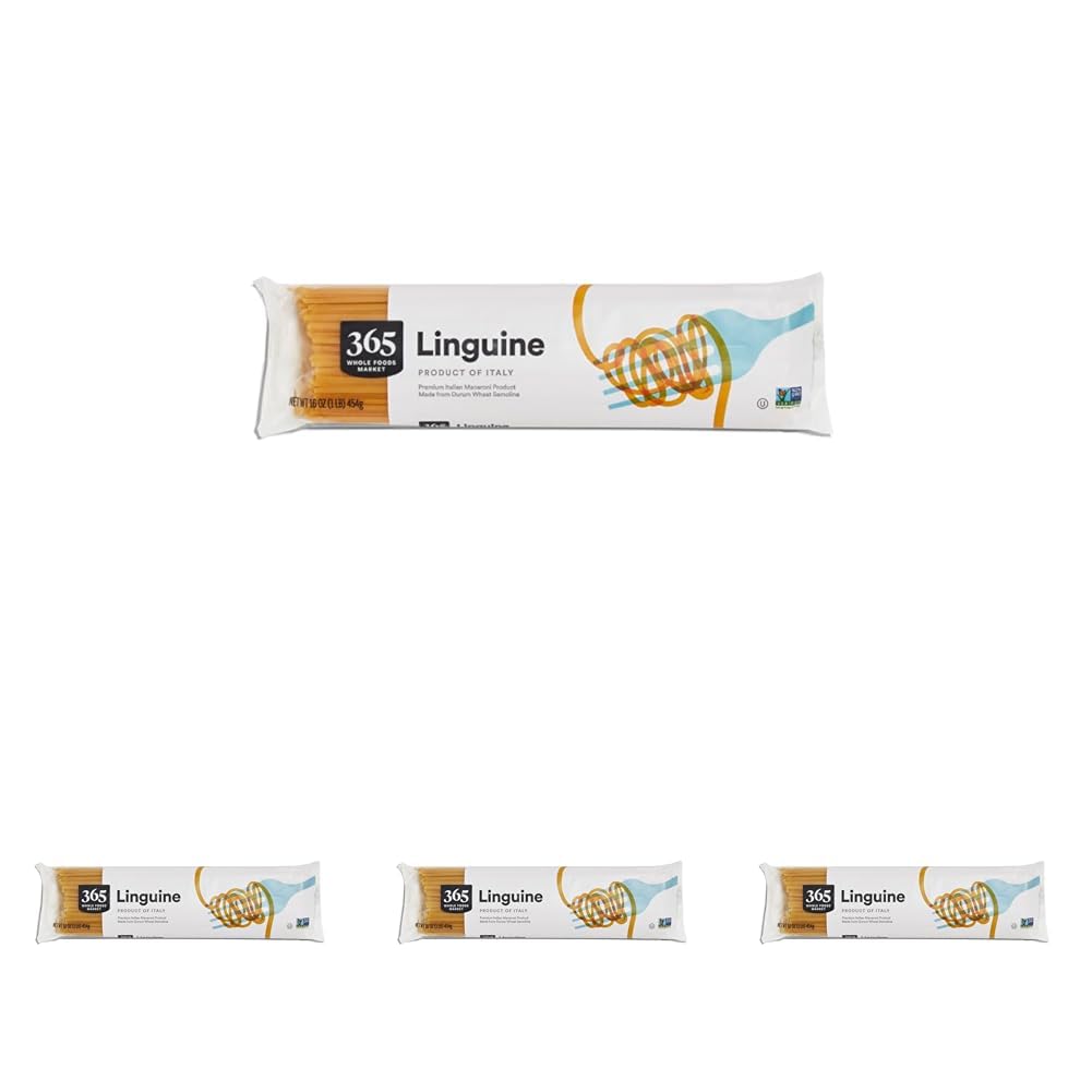 365 by Whole Foods Market, Pasta Linguine, 16 Ounce (Pack of 4)