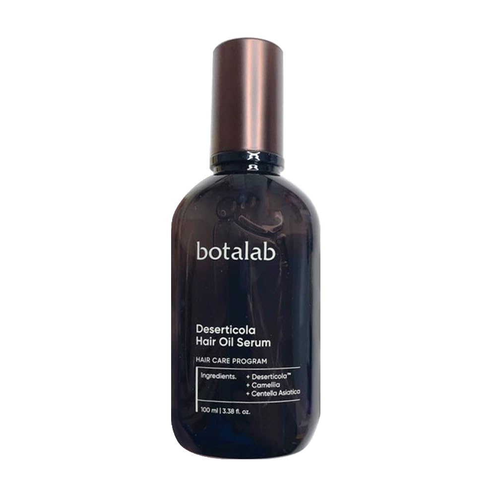 BOTALAB Korean Beauty Deserticola Hair Oil Scalp Serum Aids against hair thinning nourishes hair follicles Repair Frizz Control & Shine for Dry Damaged Hair Growth - 100ml / 3.38 fl. Oz.