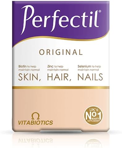 Vitabiotics, Perfectil Triple Active, Essential Nutrients to help maintain healthy Skin, Hair & Nails, 30-Count Boxes (Pack of 2)