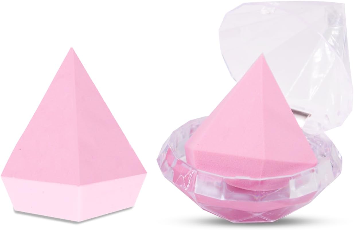 GlamGlow x Beauty Blender Makeup Applicator Sponge with Travel Case - Achieve a Flawless Finish for Powder, Liquid, Coverup, BB Cream, and More.