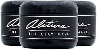 Alitura Clay Mask- Organic Clay Mask for Men and Women- 3 Pack. Spa Facial Mask to Exfoliate Dead Skin. Cleanse and Hydrate Your Skin and Reduce Acne Face Mask Skincare.
