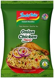 Product of Nigeria: Indomitable Indomie Instant Noodles, Nigerian Onion Chicken Flavour, 70g, 40 Pack