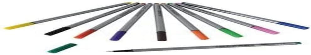 Hainenko Fineliner Pen - Assorted Colours (Pack of 10)