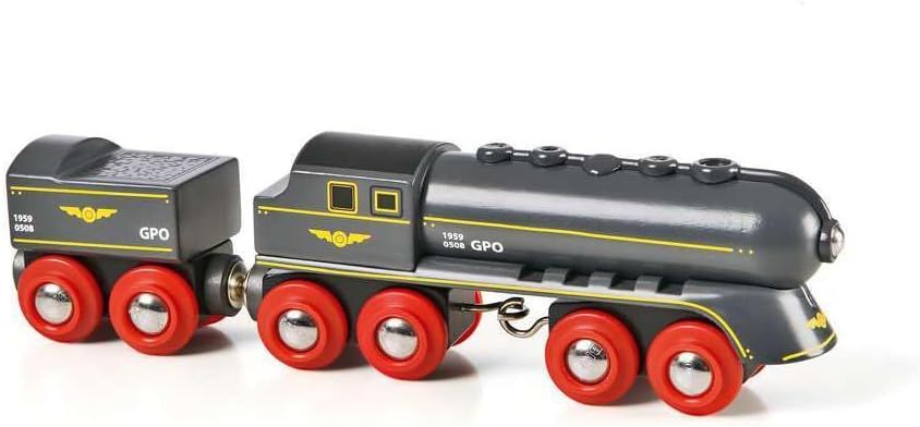 BRIO World Speedy Bullet Engine Train Toy For Kids Age 3 Years Up - Railway Accessories and Add Ons