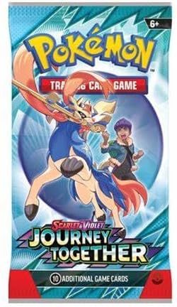 Pokemon – Journey Together – Single Booster Pack – 10 Cards – Pack Art May Vary