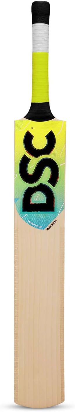 DSC Wildfire Scorcher Tennis Cricket Bat For Mens and Boys (Beige, Size - Short Handle) | Material: Kashmir Willow | Lightweight | Free Cover | Ready to play | For Intermediate Player