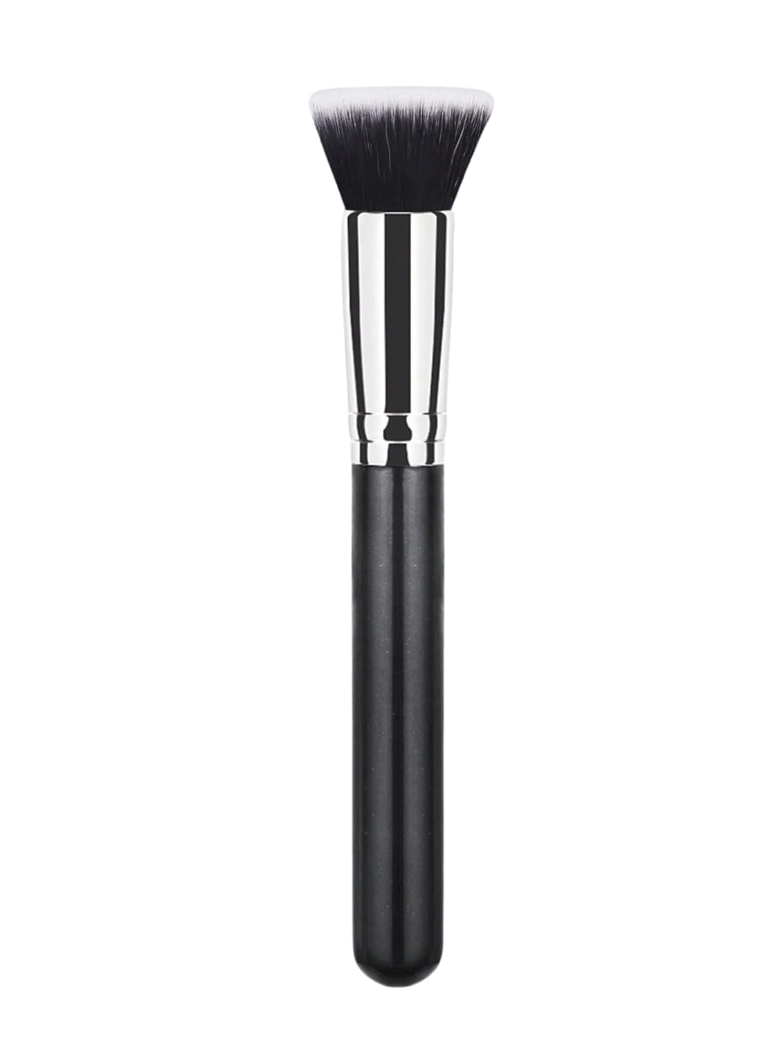 Kabuki Foundation Brush Flat Top - Makeup Tool for Seamless Application of Liquid, Cream, and Powder - Ideal for Buffing, Blending, and Perfecting Your Look