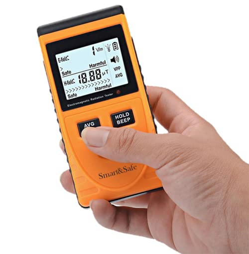 EMF Meter - EZcheck by Smart - Safe LCD Display Sampling Time: Approx. 0.4 Seconds