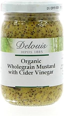 Delouis | Organic Wholegrain Mustard | 3 x 200g