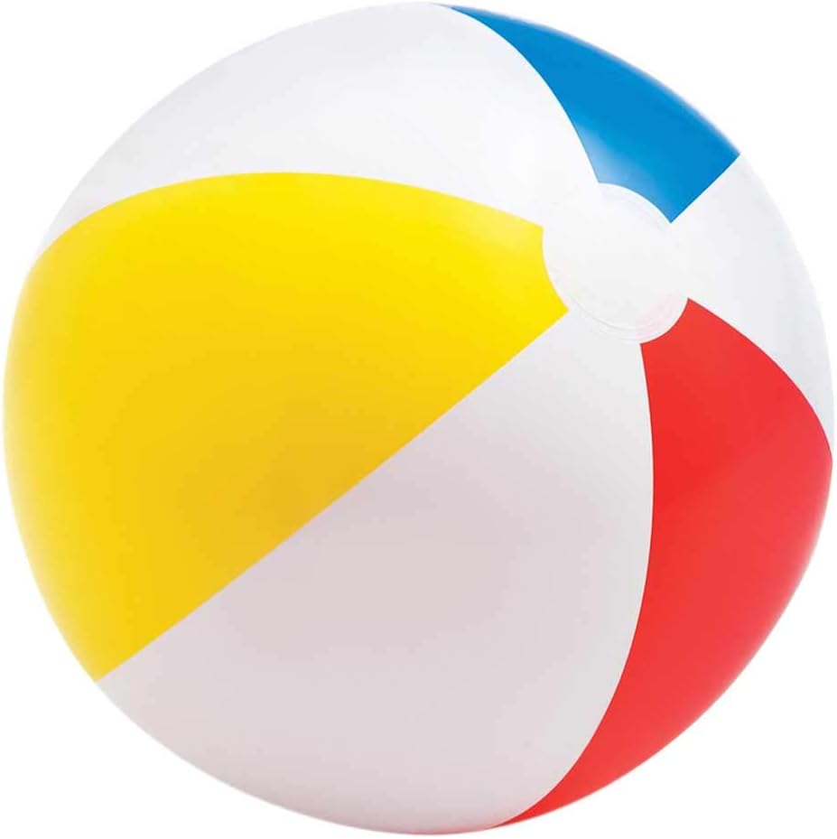 Intex Glossy Panel Ball - Inflatable Water Ball/Beach Ball - Diameter 51 cm