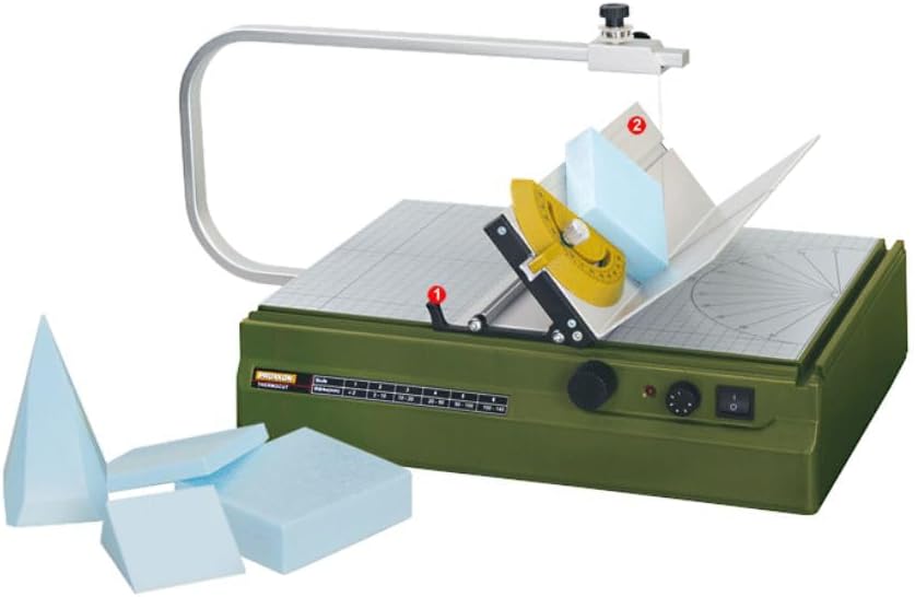 Proxxon Thermocut Fence with Integrated T-Slot and Additional Angle Stop for Intricate Cuts - Accessory for Thermocut 115/E - TA 300-27078