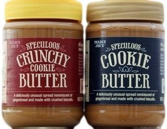 Variety Pack - Trader Joe's Speculoos Cookie Butter (1 Smooth and 1 Crunchy) - Total of 2 Jars by Trader Joe's