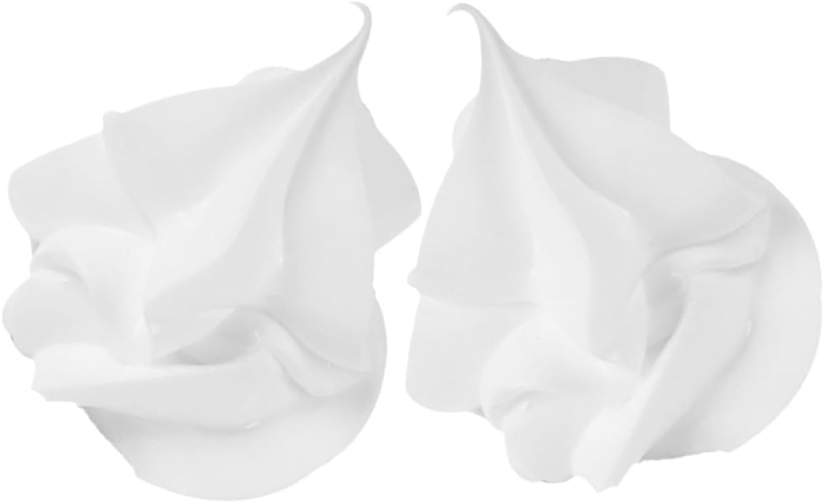 Yardwe 2pcs Milk Tea Cup Decoration Simulation Ice Tops for Diy Dessort Decorations Topping for Artificial Ice Cream Cups Cream Model and Pretend Play Food Toys Kitchen Toy Accessories