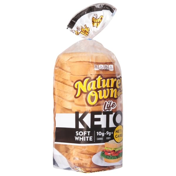 Natures Own Bread, Keto Soft White Bread, 16 Ounce