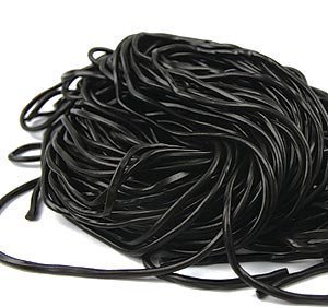 Black Licorice Laces, 2 Pound Bag Licorice Laces