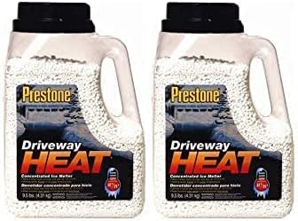 9.5J-Heat Prestone Driveway Heat Concentrated Ice Melter, 9.5-Pound (Two Pack)