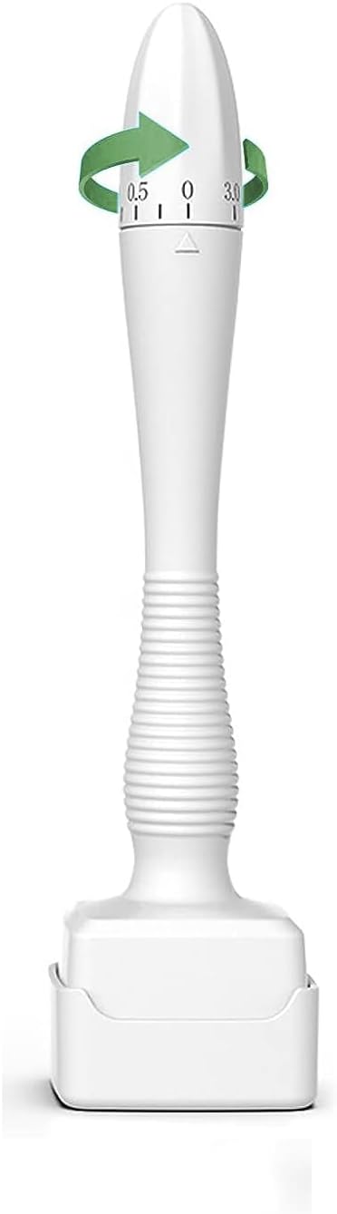 Adjustable Microneedling Derma Stamp - 140 Titanium Pins Professional Microneedle Dermapen for Hair, Beard Growth, Face, Body - Best Derma Roller Alternative