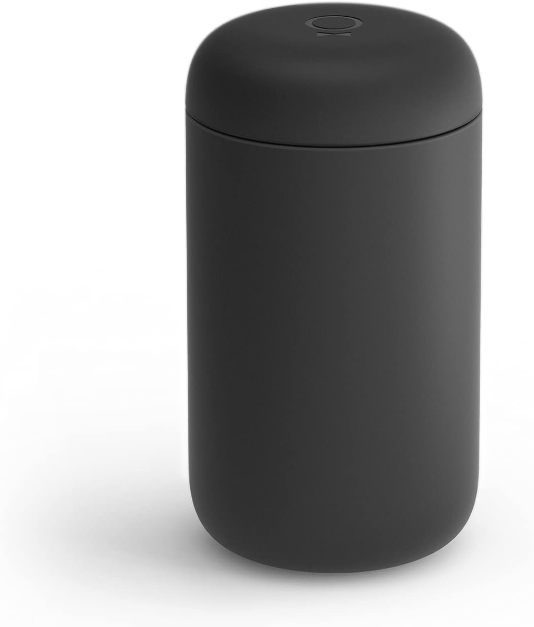 Fellow Carter Move Travel Mug - Wide Mouth Vacuum-Insulated Stainless Steel Coffee and Tea Tumbler with Ceramic Interior, Matte Black, 16 oz Cup