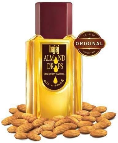 Bajaj Almond Drops Non Sticky Hair Oil with Viamin-E 200ml
