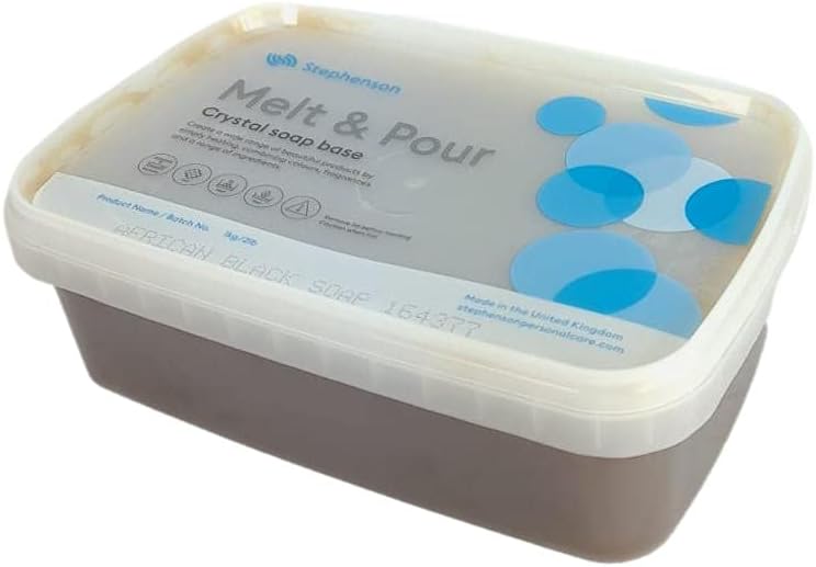 African Black Soap Melt and Pour Soap Base 1kg