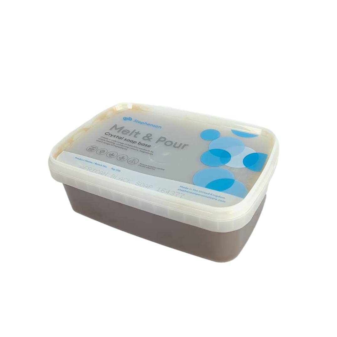 African Black Soap Melt and Pour Soap Base 1kg - 5kg (1kg) by TheSoapery