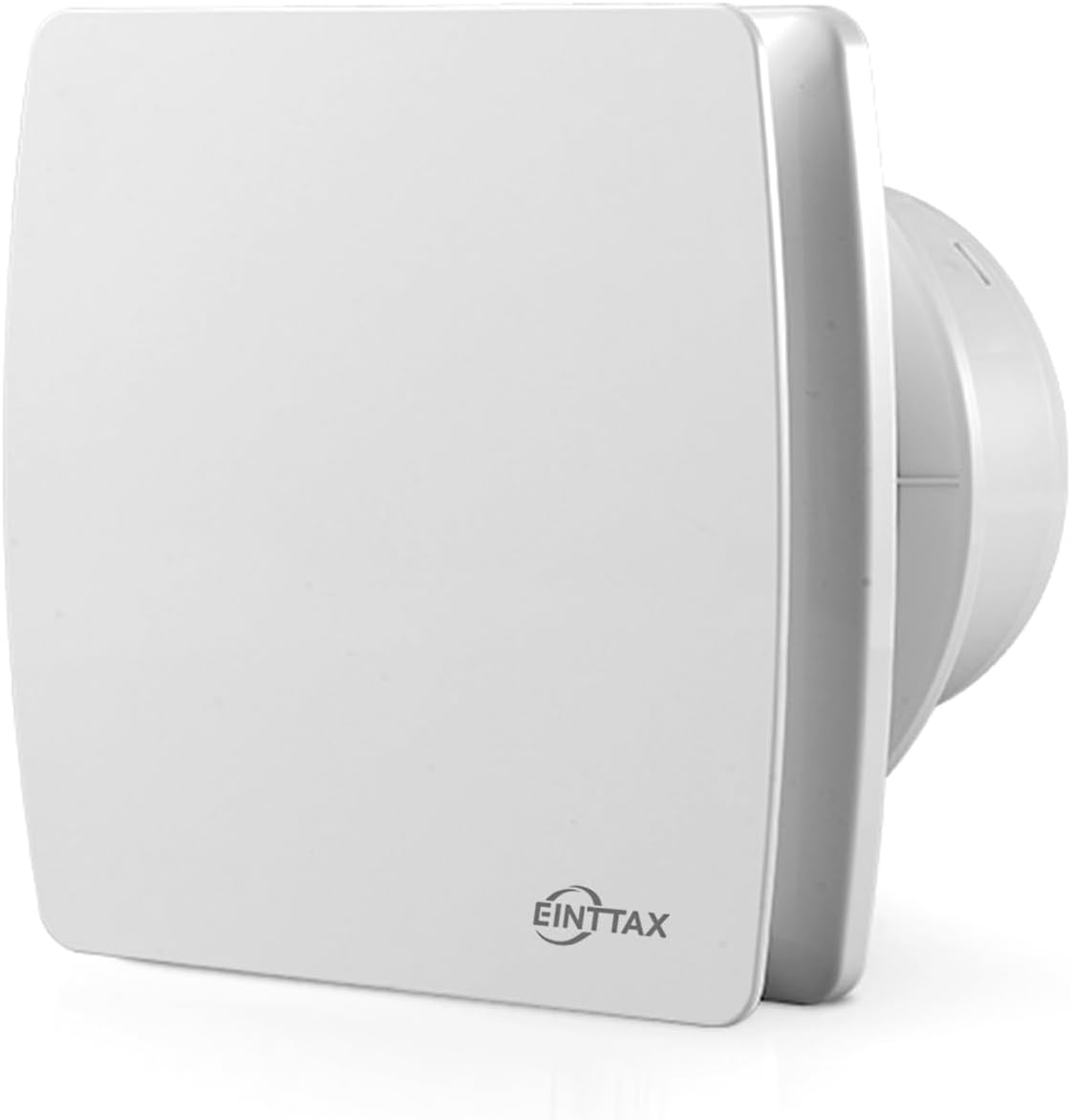 100mm Quiet Bathroom Extractor Fan, White Square Bathroom Fan 95m³/h, Wall/Window Mounted Extractor Fan for Kitchen, Toilet, Garage, 12W, 34 dB, IPX4 Waterproof (No Timer)