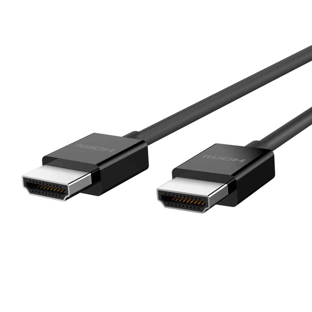 Belkin 2M Ultra HD HDMI 2.1 Cable - 4K, 48Gbps, Dolby Vision, 8K @60Hz - For PS4, PS5, Xbox Series X