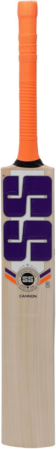 SS Kashmir Willow Leather Ball Cricket Bat, Exclusive Cricket Bat for Adult Full Size with Full Protection Cover (Super Power, Cannon, Impact) by Yogi Sports …