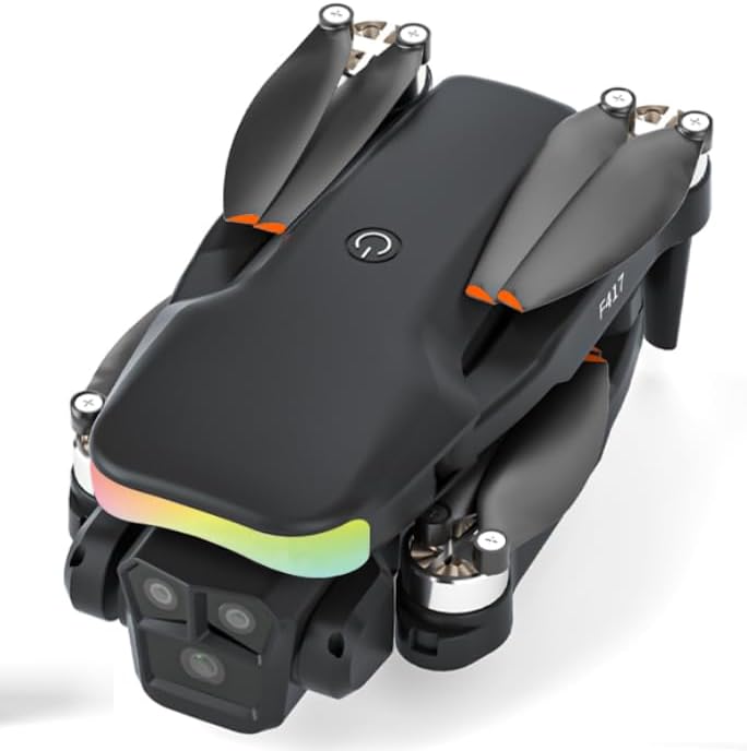 Drone with camera, FPV RC drone with 5G WiFi brushless motor, 3D flip, headless mode