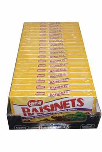 Nestle Raisinets Movie Theatre Concession Size Candy (18 count) Milk Chocolate