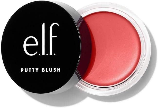e.l.f. Putty Blush, Creamy & Ultra Pigmented Formula, Argan Oil & Vitamin E, Tahiti, 0.35 oz/10 g