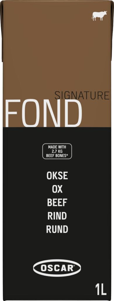 OSCAR All Natural Beef Stock 1 L – Premium Liquid Stock Base for Soups, Sauces & Cooking