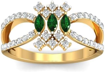 Real 22K/18K Fine Yellow Gold Certified Womens Band Ring