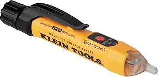 Klein Tools NCVT1XT Voltage Tester, Non-Contact Low Voltage Test Pen, 70V to 1000V AC, Durable IP67 Tester is Dustproof and Waterproof