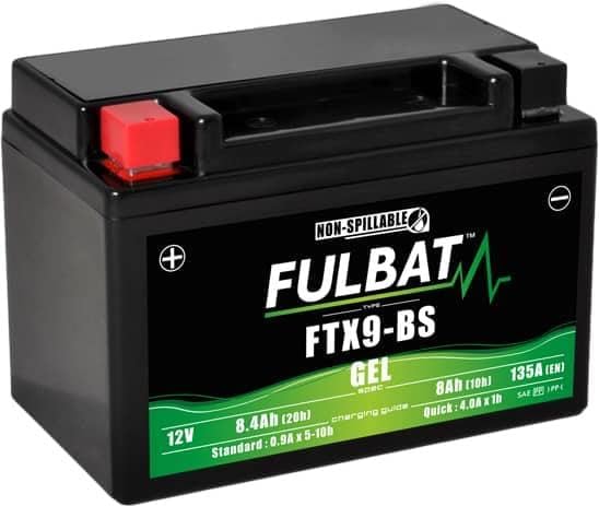 Yuasa YTX9-BS Equivalent GEL UPGRADE BATTERY for Kawasaki - FULBAT FTX9