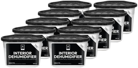 Aspect Dehumidifier for Home 500ml, Moisture Absorber Dehumidifiers for Damp, Mould, Kitchen, Wardrobe, Bedroom, Caravan,Office,Garage, Bathroom | Disposable - Mini Condensation Absorbers-Pack of 10