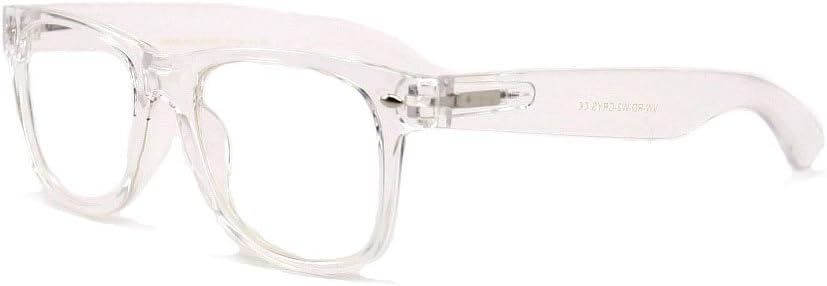 White Clear Reading Glasses - Comfortable Stylish Simple Readers Magnification