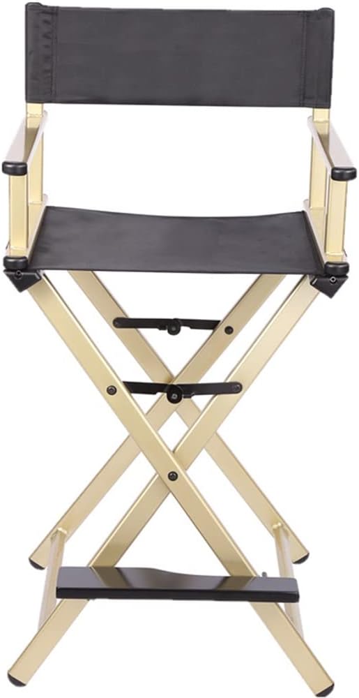 ONFSZCKB Makeup Artist Chair,Professional Lightweight Makeup Artist Director's Chair Portable Aluminum Construction for Beauty Professionals Foldable & Compact Design