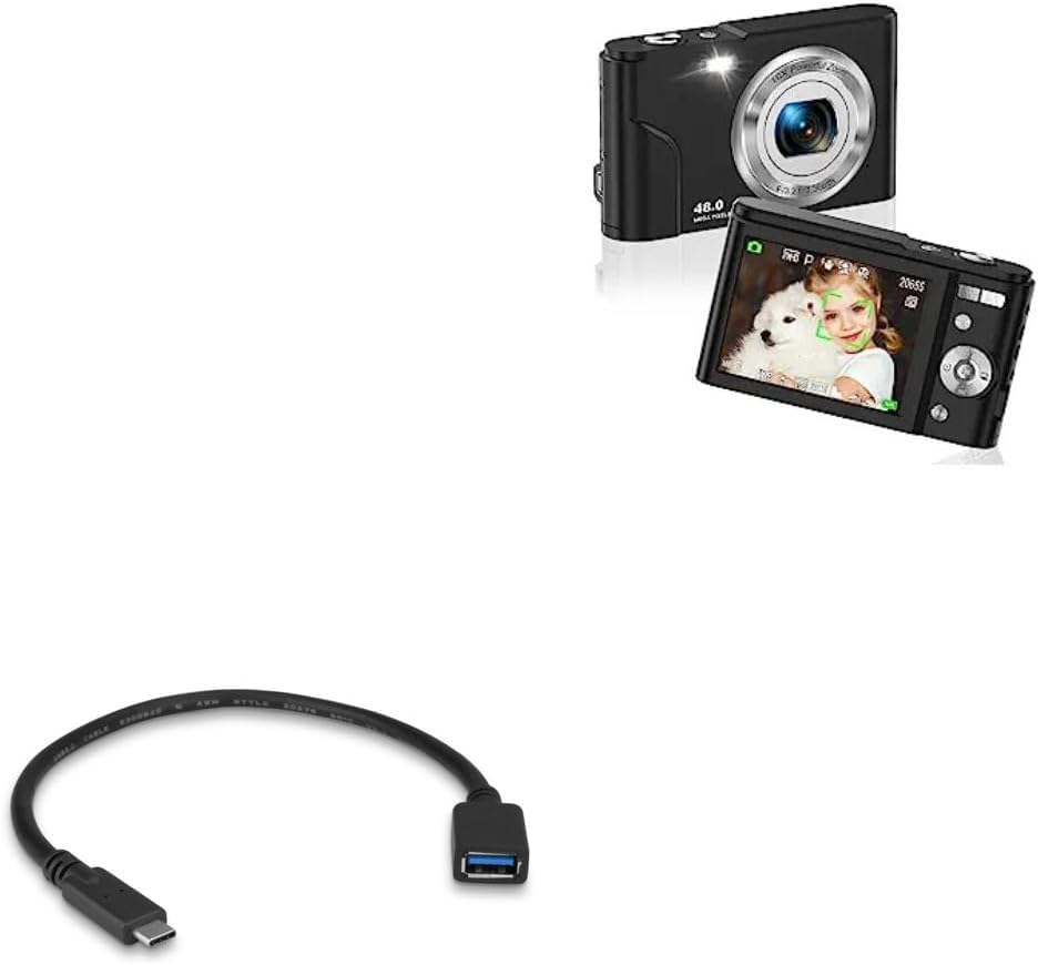 BoxWave Cable Compatible with Oiadek DC311-AF (2.3 in) - USB Expansion Adapter, Add USB Connected Hardware to Your Phone