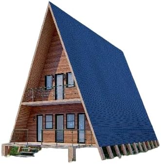 36'x20' A-Frame Cabin Plans with Loft - Detailed Floor Plans, Elevations, Electrical Layout, and More