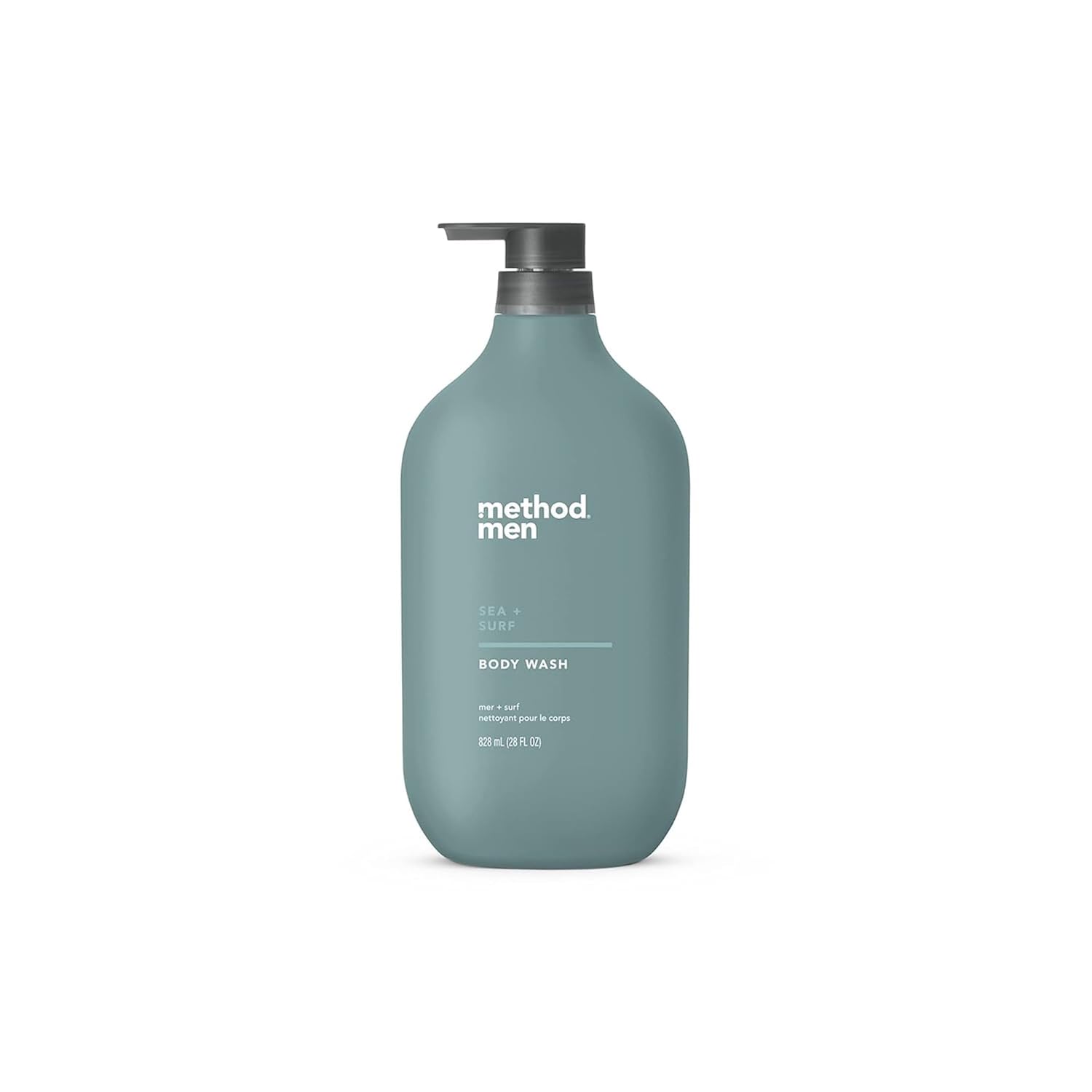 Method Men Body Wash, Sea and Surf Scent, Paraben and Phthalate Free, Quick-Lathering Cleansers, Cruelty Free, 28 oz