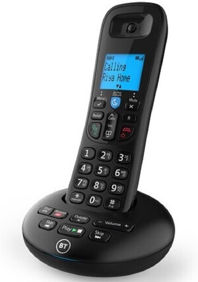 BT 3570 Cordless Landline House Phone with Nuisance Call Blocker, Digital Answer Machine, Single Handset Pack