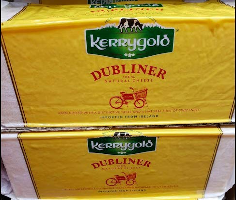 2 pack of KerryGold Dubliner %100 Natural cheese ~1.75lb x 2 Total ~3.5lb