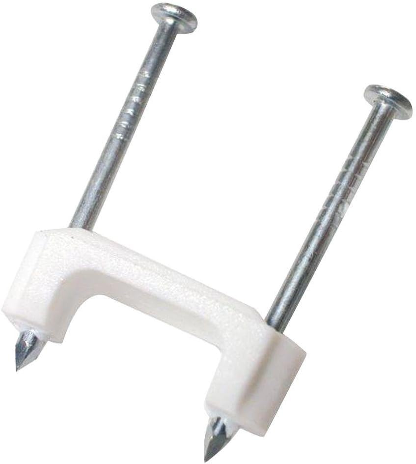 Gardner Bender PS-750B Plastic Staple, 1/2 in., 14/2, 12/2, 10/2 (NM) Cable, White