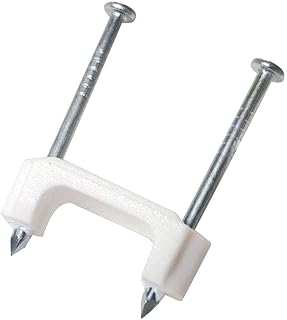 Gardner Bender PS-750B Plastic Staple, 1/2 in., 14/2, 12/2, 10/2 (NM) Cable, White