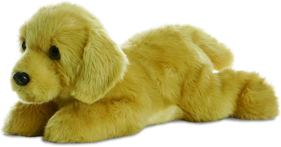 AURORA, 31117, Flopsies Golden Labrador, 12In, Soft Toy, Brown