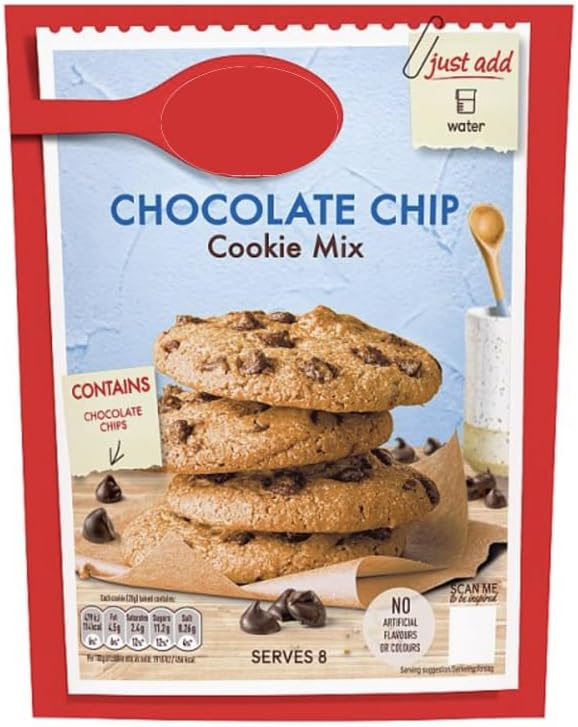 Chocolate Chip Cookie Mix 200g - Cookie Mix with Chocolate Chips.