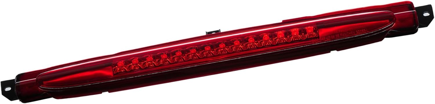 Third 3rd Brake Light LED for 2002-2009 Chevy Trailblazer GMC Envoy, High Mount Rear Brake Lights Assembly for 04-07 Buick Rainier, Waterproof Center Cab Lamp Stop Light (RED)