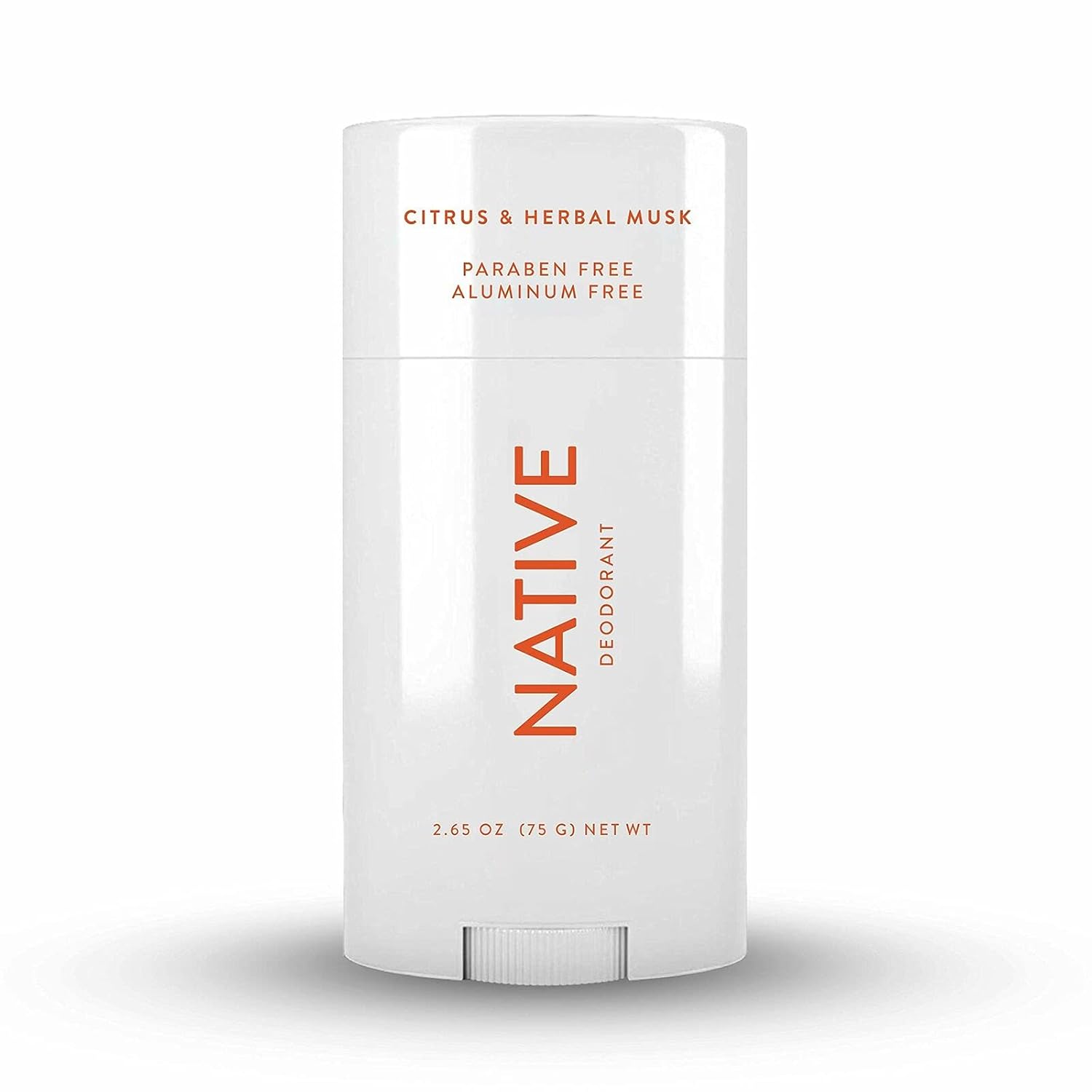 Native Deodorant | Natural Deodorant for Men, Aluminum Free with Baking Soda, Probiotics, Coconut Oil and Shea Butter | Citrus & Herbal Musk