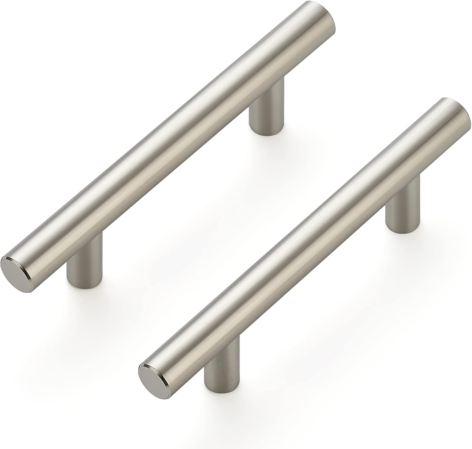 Ravinte 10 Pack 5'' Cabinet Pulls Brushed Nickel Stainless Steel Kitchen Drawer Pulls Cabinet Handles 3" Hole Center